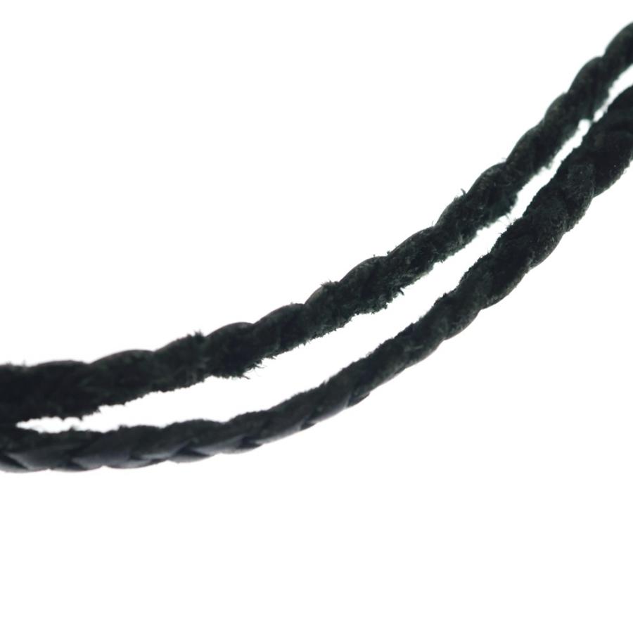 CHROME HEARTS（クロムハーツ） LEATHER BRAID SCROLL ネックレス