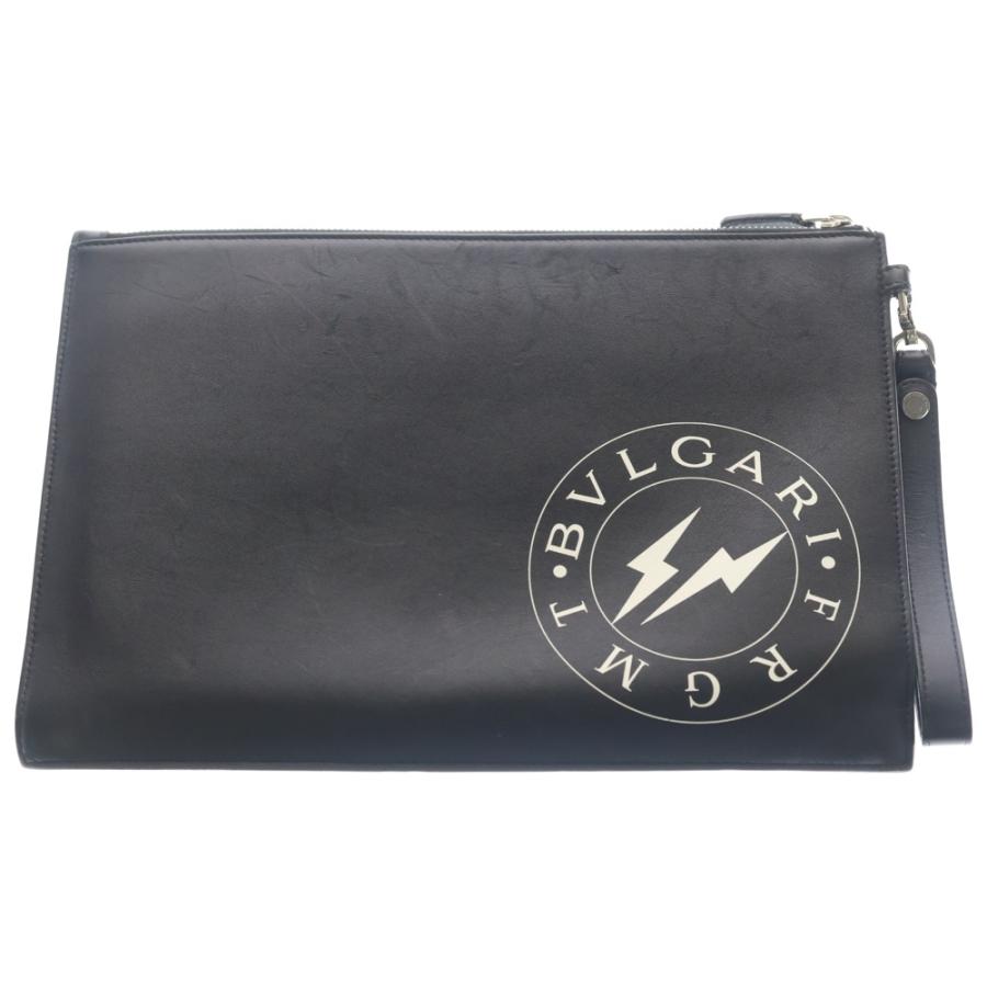 BVLGARI（ブルガリ） ×FRGMT Leather Clutch Bag フラグメント レザー 