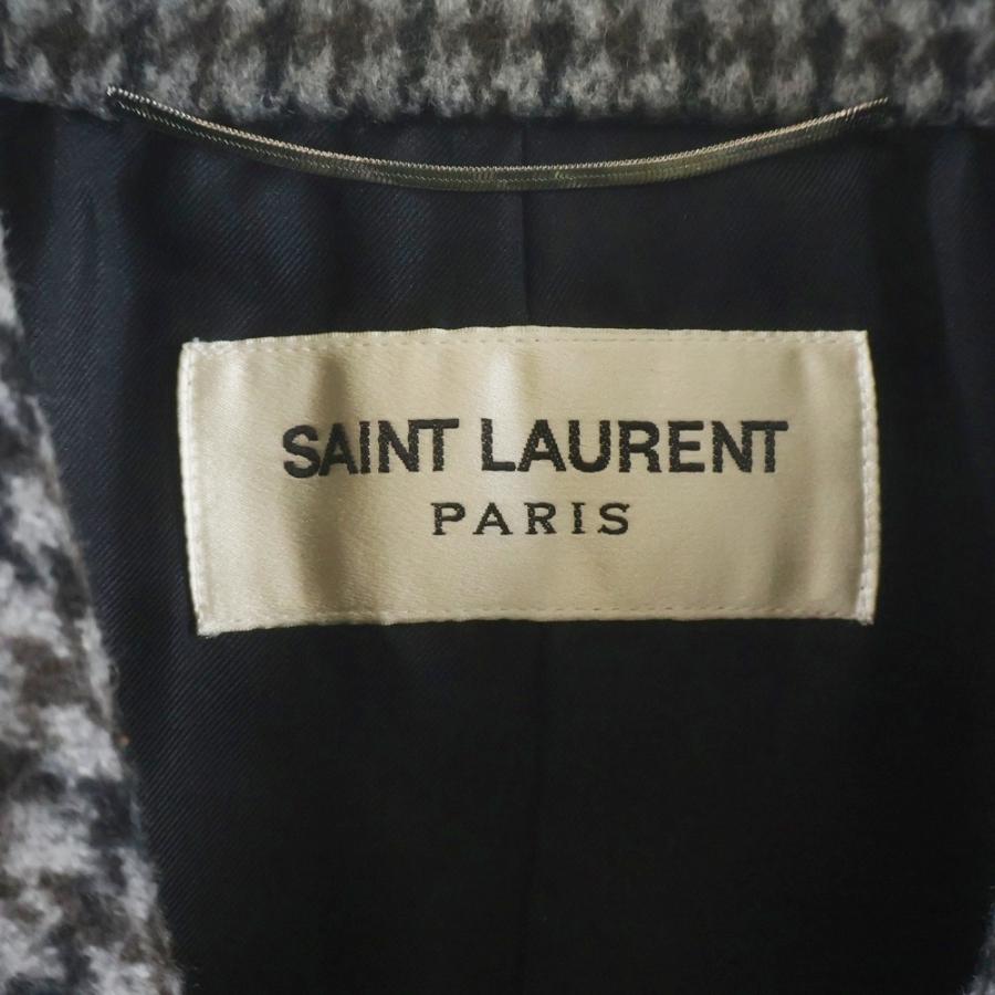SAINT LAURENT PARIS サンローランパリ 14AW ハウンドトゥース ダブル