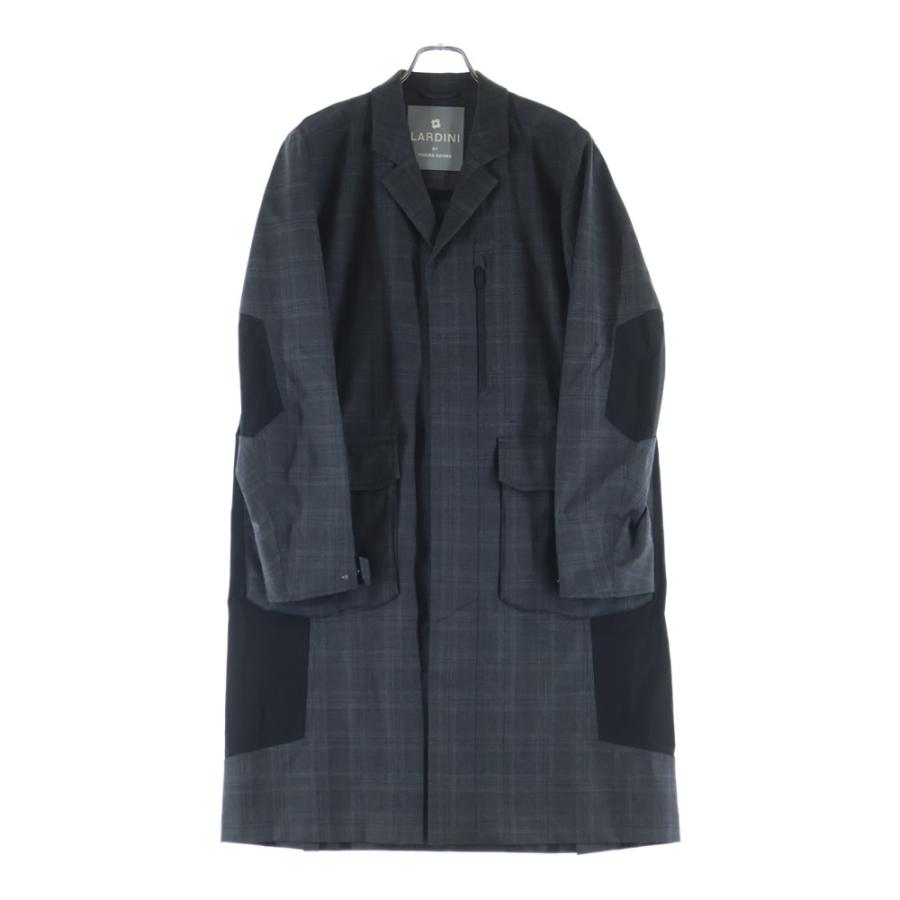 LARDINI（ラルディーニ） グレンチェック ウール チェスターコート 
