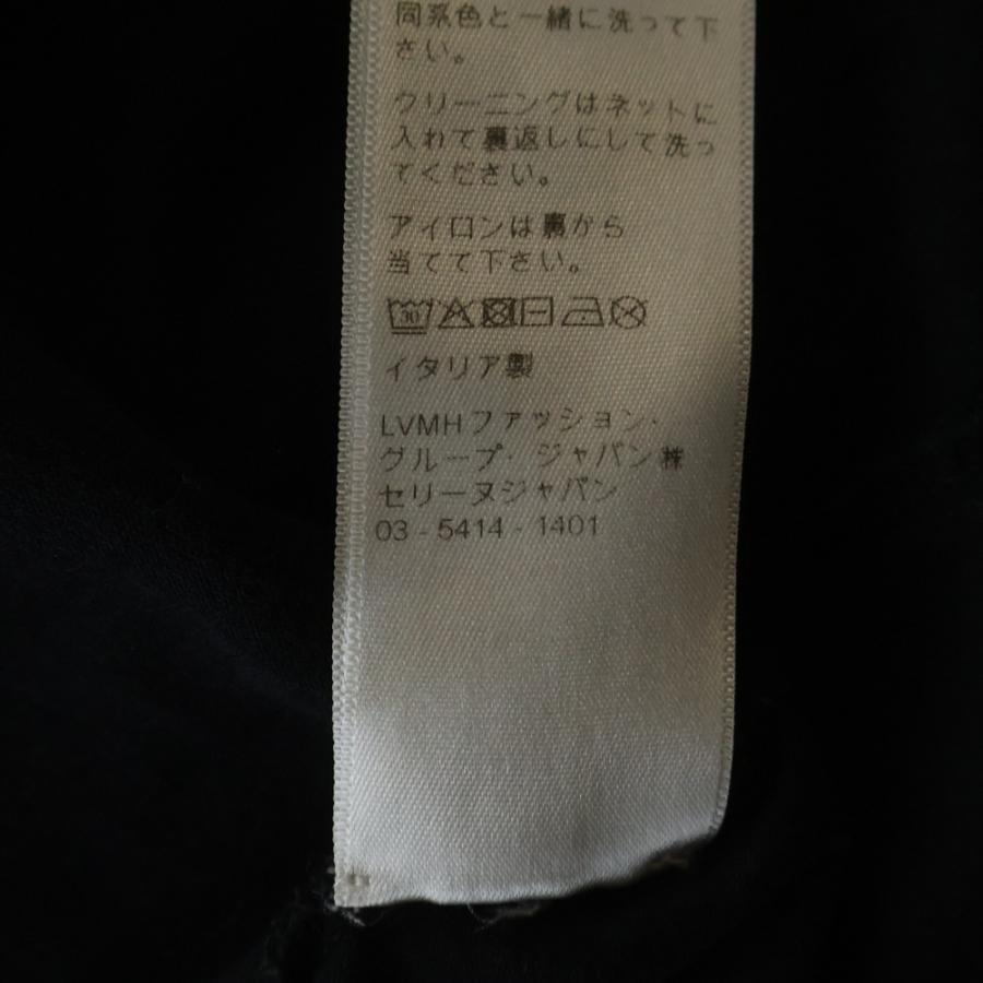 国内正規品 セリーヌ Tシャツ エディ期 ロゴ ブラック 2X314916G CELINE（セリーヌ） フロント ロゴ クルーネック 半袖Tシャツ