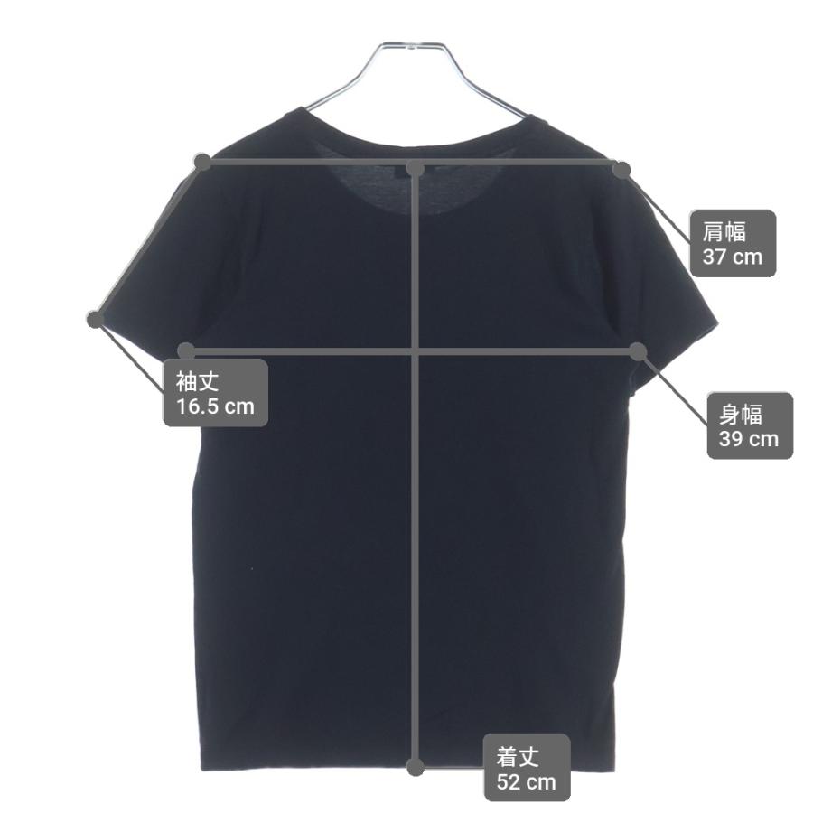 国内正規品 セリーヌ Tシャツ エディ期 ロゴ ブラック 2X314916G CELINE（セリーヌ） フロント ロゴ クルーネック 半袖Tシャツ