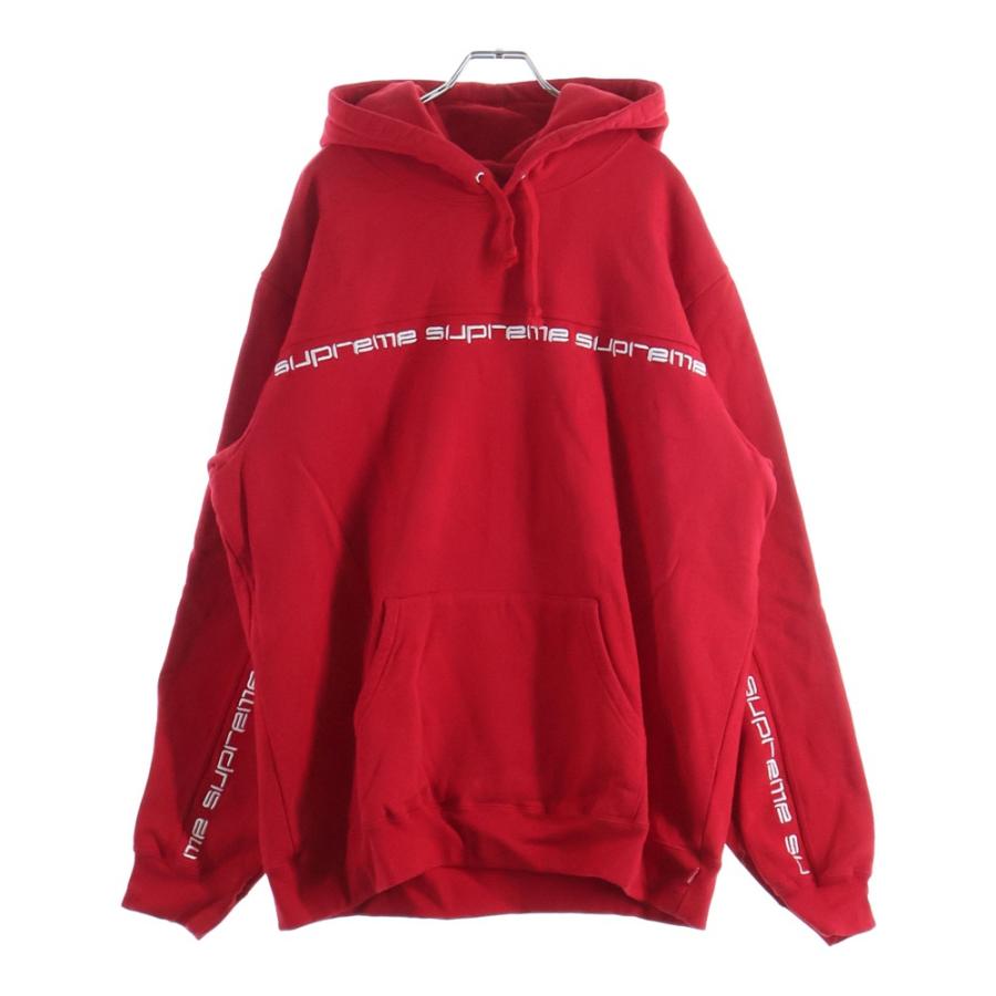 Supreme（シュプリーム） 18AW Text Stripe Hoodie Sweatshirt 