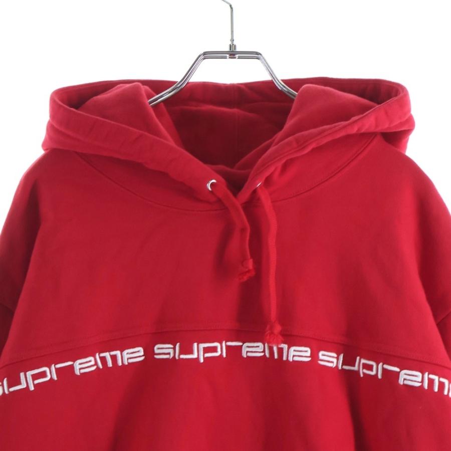 Supreme（シュプリーム） 18AW Text Stripe Hoodie Sweatshirt 
