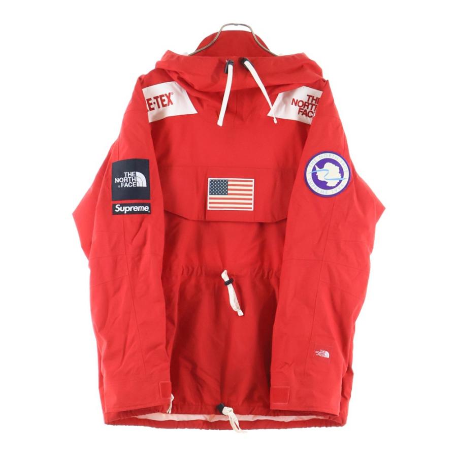SUPREME シュプリーム 17SS THE NORTH FACE NP01701I ノースフェイス アメリカンフラッグ ゴアテックス プルオーバージャケット レッド Supreme（シュプリーム） 17SS ×ザノースフェイス トランス アンターク