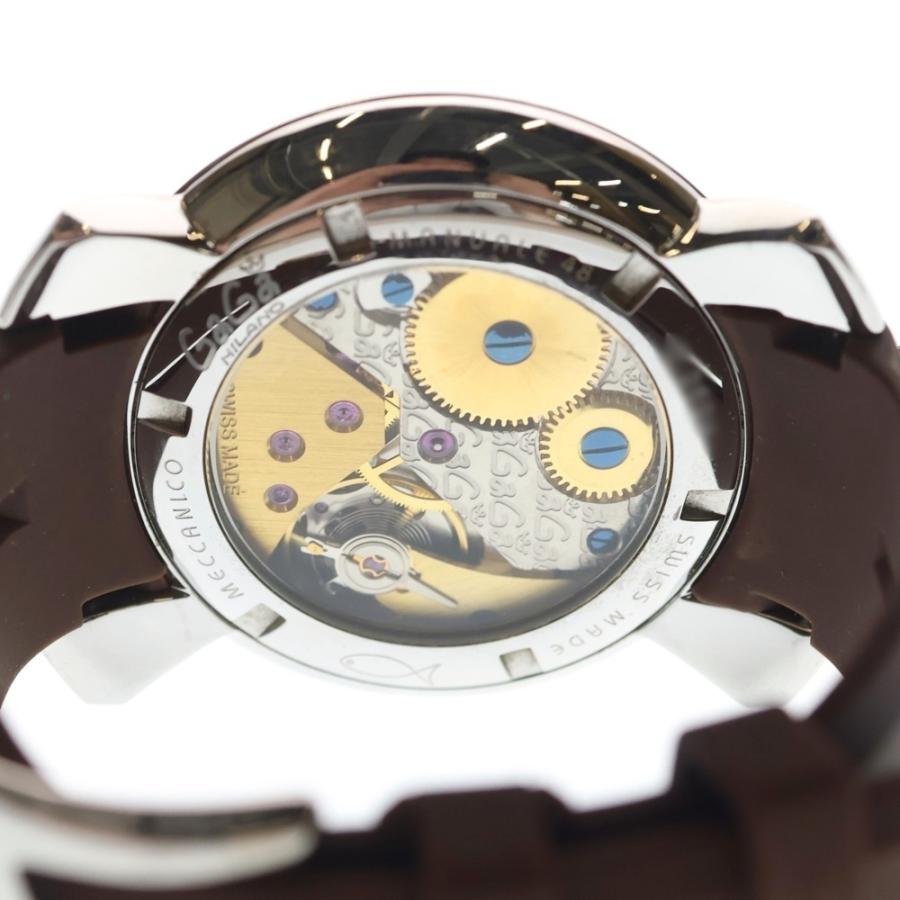 GaGa MILANO（ガガミラノ） MANUALE48 マヌアーレ 48mm 黒文字盤 手