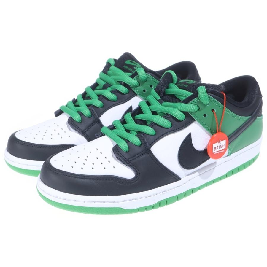 Nike SB ナイキエスビー DUNK LOW PRO BLACK AND CLASSIC GREEN BQ6817 