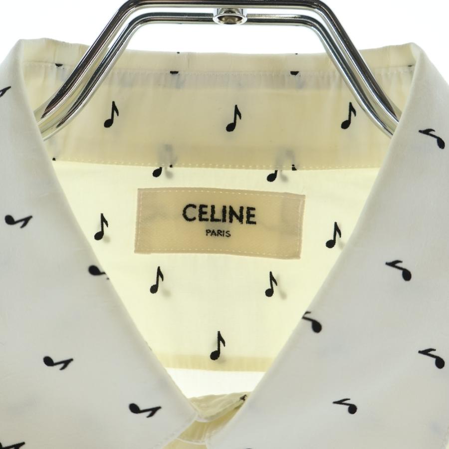CELINE（セリーヌ） ミュージックノート 長袖シャツ ホワイト