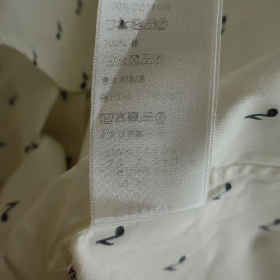CELINE（セリーヌ） ミュージックノート 長袖シャツ ホワイト