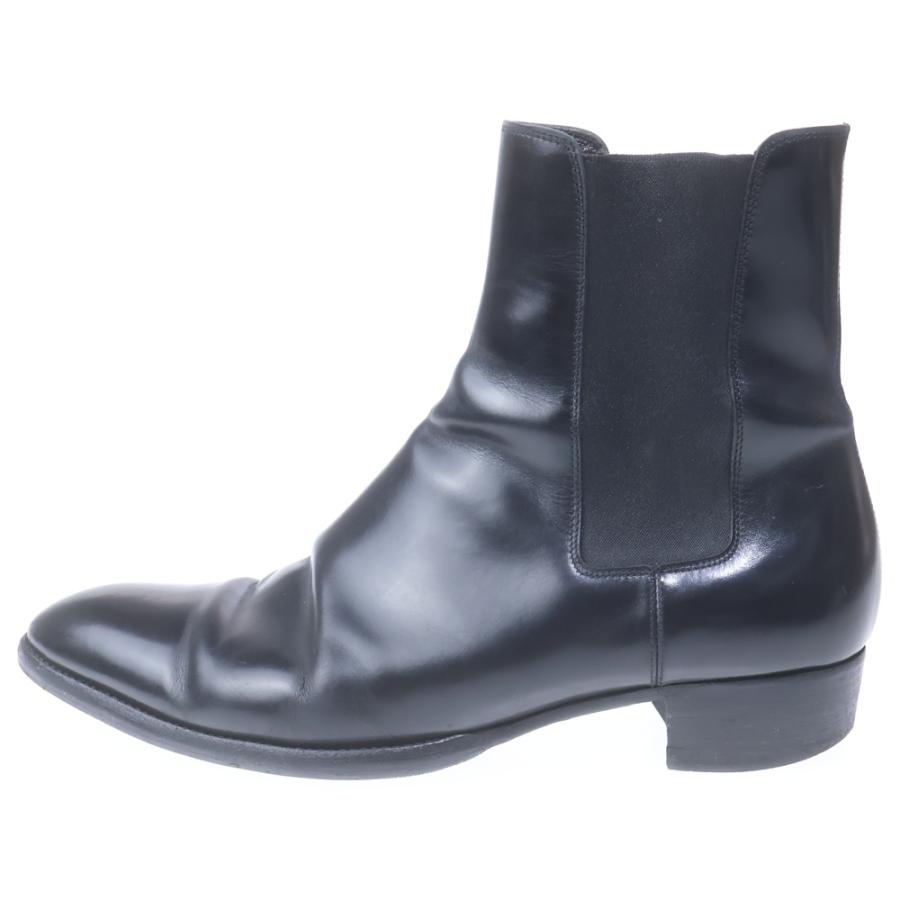 SAINT LAURENT PARIS サンローランパリ サイドゴア レザー ブーツ