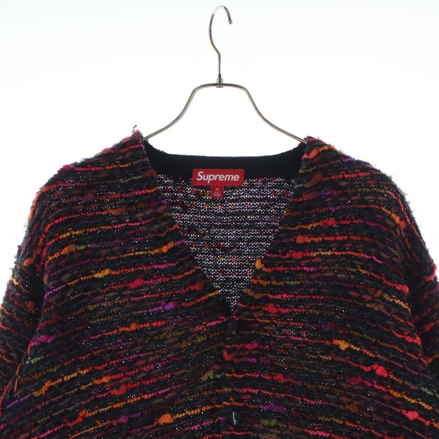 SUPREME シュプリーム 25AW Textured Cardigan Black テクスチャード ニットカーディガン レッド_2