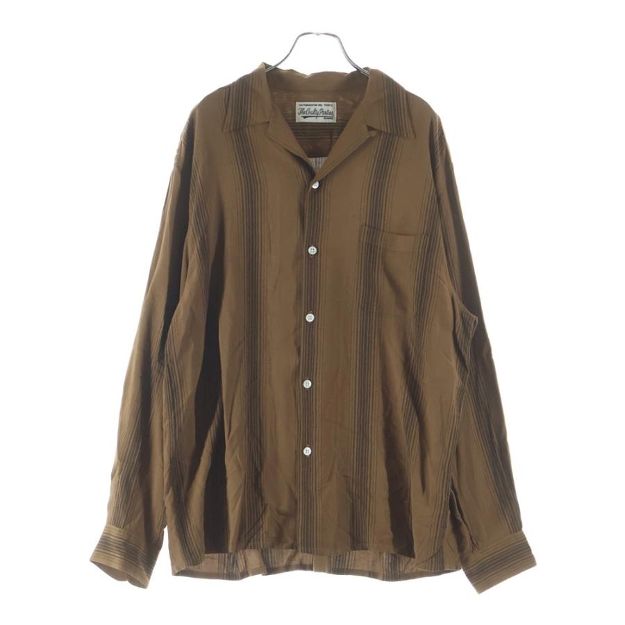 wackomaria 24SS ストライプシャツ WACKO MARIA（ワコマリア） 24SS STRIPED OPEN COLLAR SHIRT