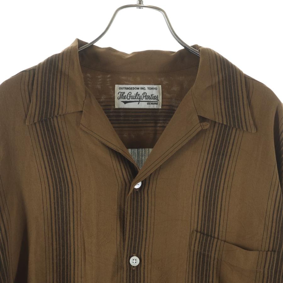 WACKO MARIA（ワコマリア） 24SS STRIPED OPEN COLLAR SHIRT