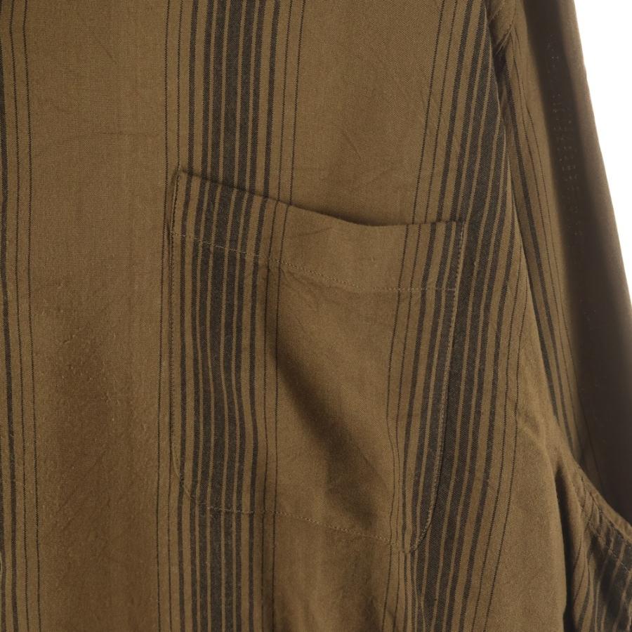 WACKO MARIA（ワコマリア） 24SS STRIPED OPEN COLLAR SHIRT
