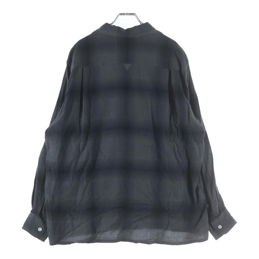 WACKO MARIA（ワコマリア） OMBRE CHECK OPEN COLLAR オンブレ