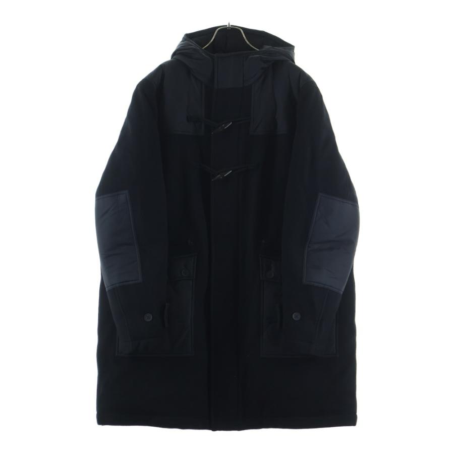 x*a様 デンハム　ダッフルコート　黒 サイズ　L DENHAM（デンハム） ナイロン切替 ウール ダウン ダッフルコート