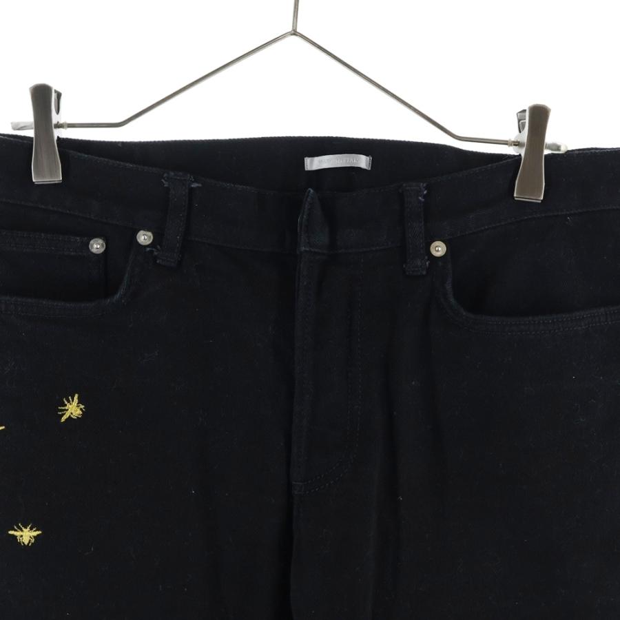 Dior HOMME ディオールオム 18AW BEE DENIM ビー刺繍 スリムストレート