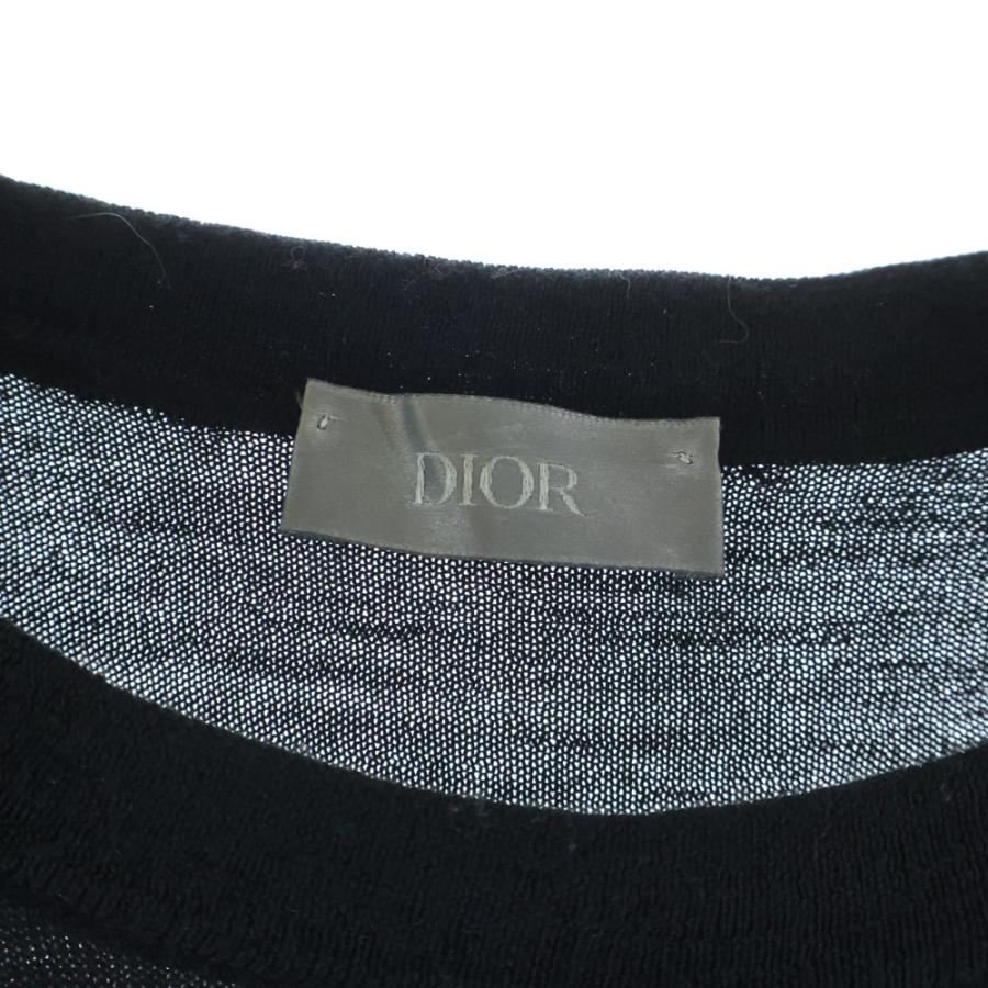 DIOR (ディオール) 19AW ×KAWS BEE刺繍 クルーネック 長袖ニット