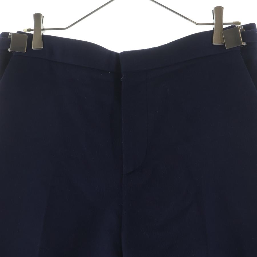 BOTTEGA VENETA ボッテガヴェネタ ウール フランネル ワイドパンツ トラウザーズ ネイビー 718689 V2CA0_2