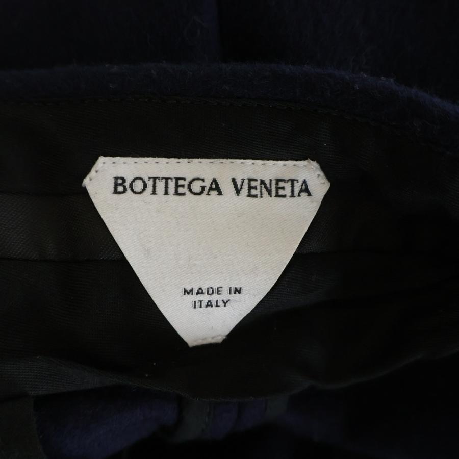 BOTTEGA VENETA ボッテガヴェネタ ウール フランネル ワイドパンツ トラウザーズ ネイビー 718689 V2CA0_6