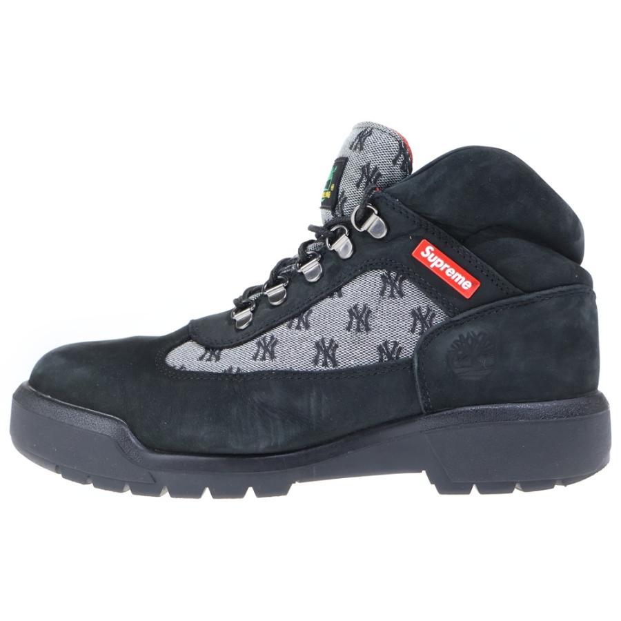 SUPREME シュプリーム 21AW ×Timberland New York Yankees MLB Filed Boot ティンバーランド ニューヨークヤンキース フィールド ブーツ ブラック Supreme（シュプリーム） 21AW ×Timberland New York Yankees MLB