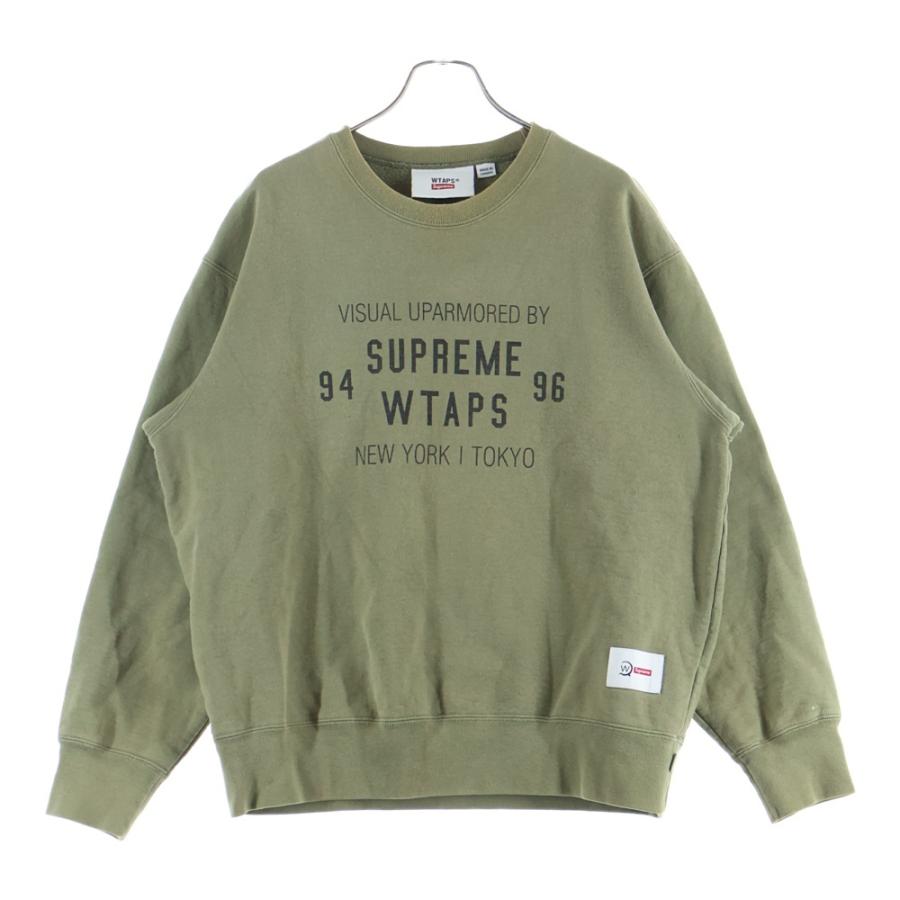 Supreme（シュプリーム） 21AW ×WTAPS Crewneck ダブルタップス ロゴ