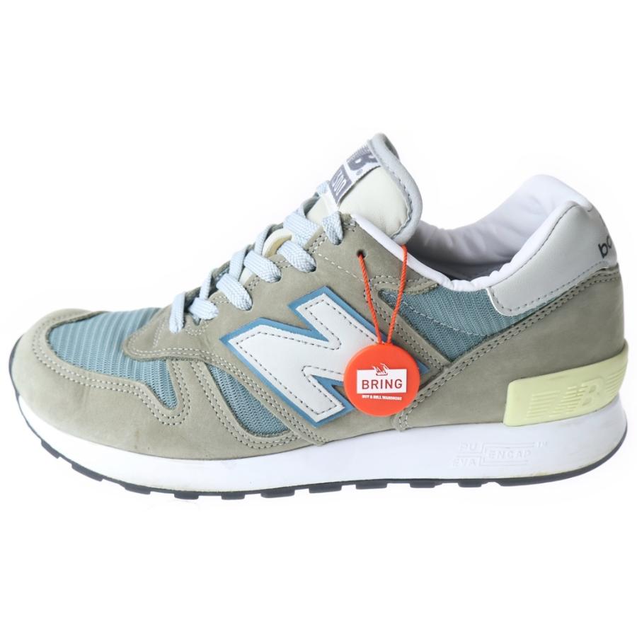 New Balance ニューバランス M1300JP3 ヌバックレザー メッシュ ローカットスニーカー グレー/ブルー US7/25cm New Balance（ニューバランス） M1300JP3 ヌバックレザー メッシュ