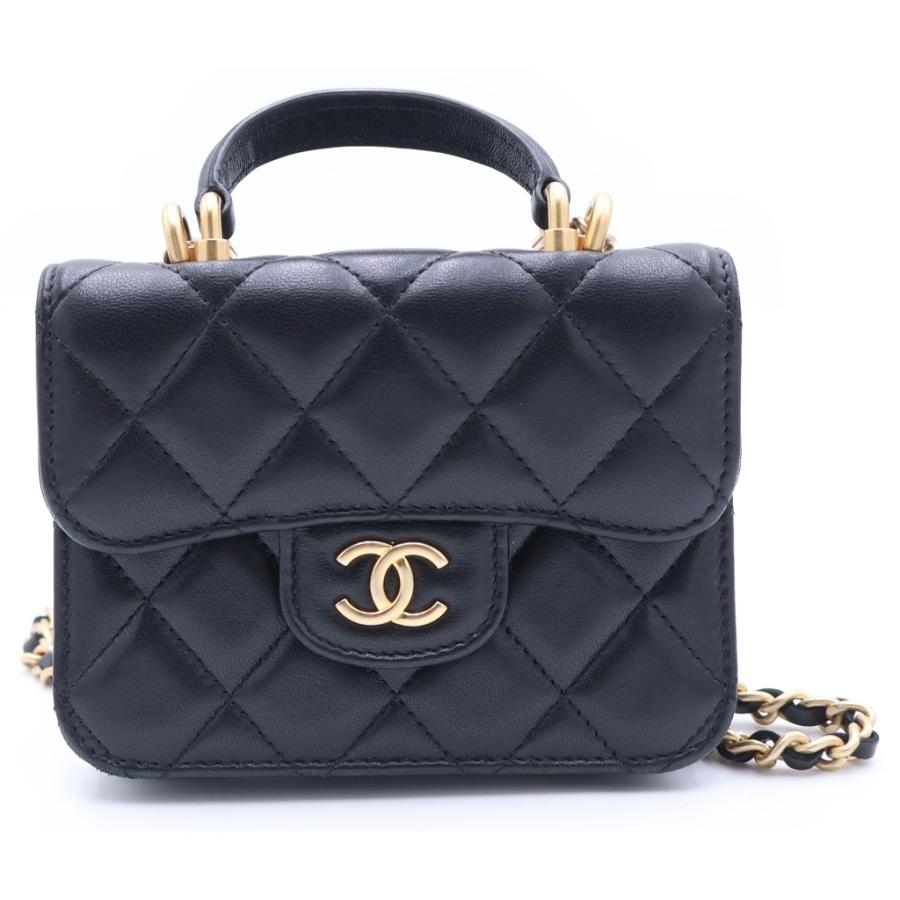 CHANEL シャネル　マトラッセ　パース　ラムスキン CHANEL（シャネル） ココマーク マトラッセ ラムスキン コインパース