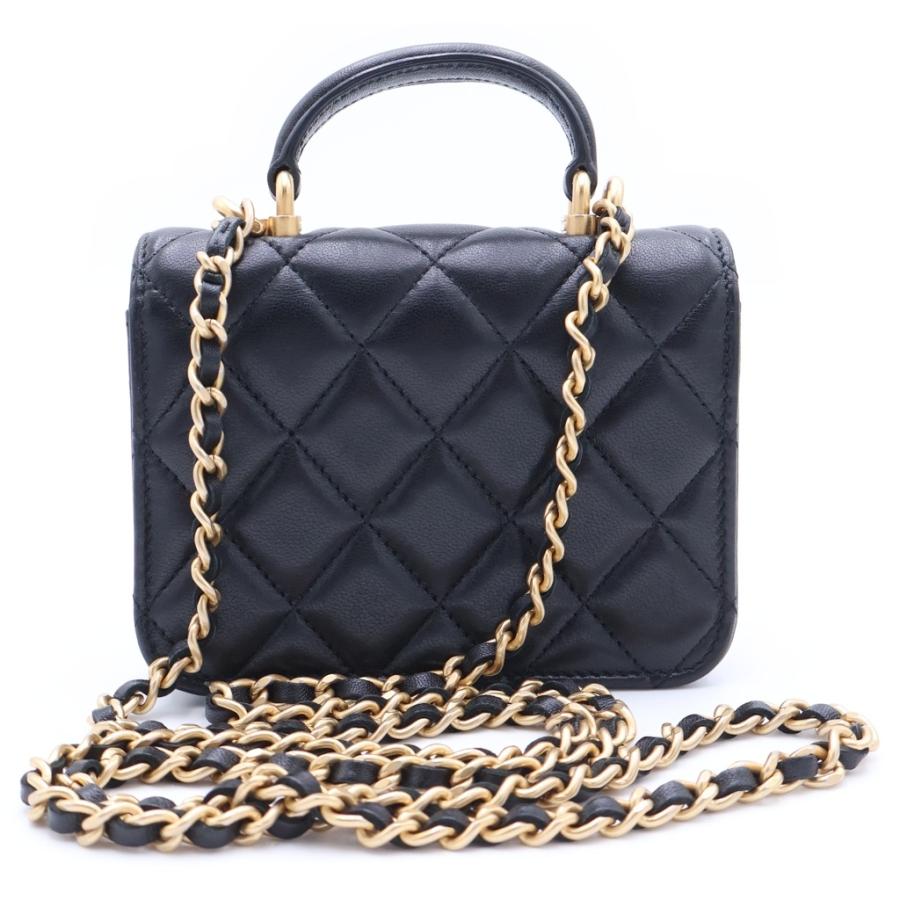 CHANEL シャネル　マトラッセ　パース　ラムスキン CHANEL（シャネル） ココマーク マトラッセ ラムスキン コインパース