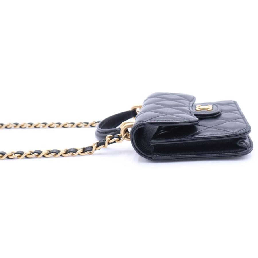 CHANEL（シャネル） ココマーク マトラッセ ラムスキン コインパース