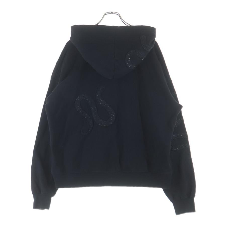 AMIRI（アミリ） Glitter Snake Hoodie グリッター ロゴ刺繍 スネーク