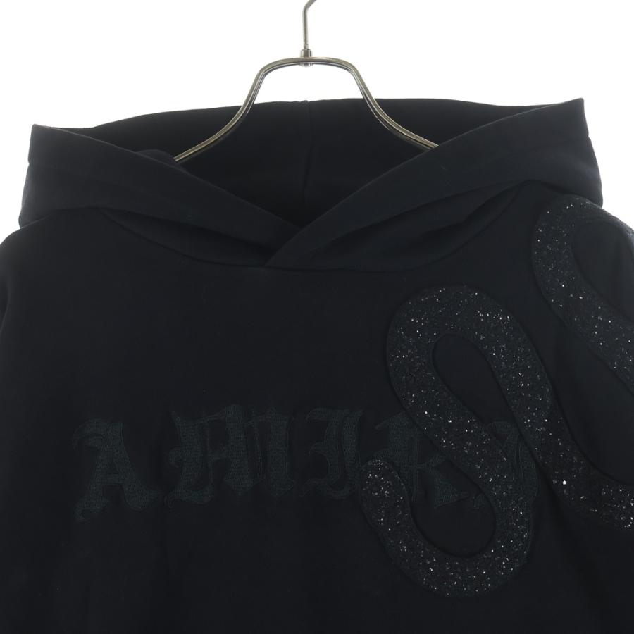 AMIRI（アミリ） Glitter Snake Hoodie グリッター ロゴ刺繍 スネーク