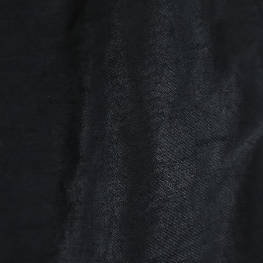 Rick Owens リックオウエンス 19SS BABEL コーティング加工 ドローストリング サルエル クロップドパンツ ブラック RU19S2381-CLW_4