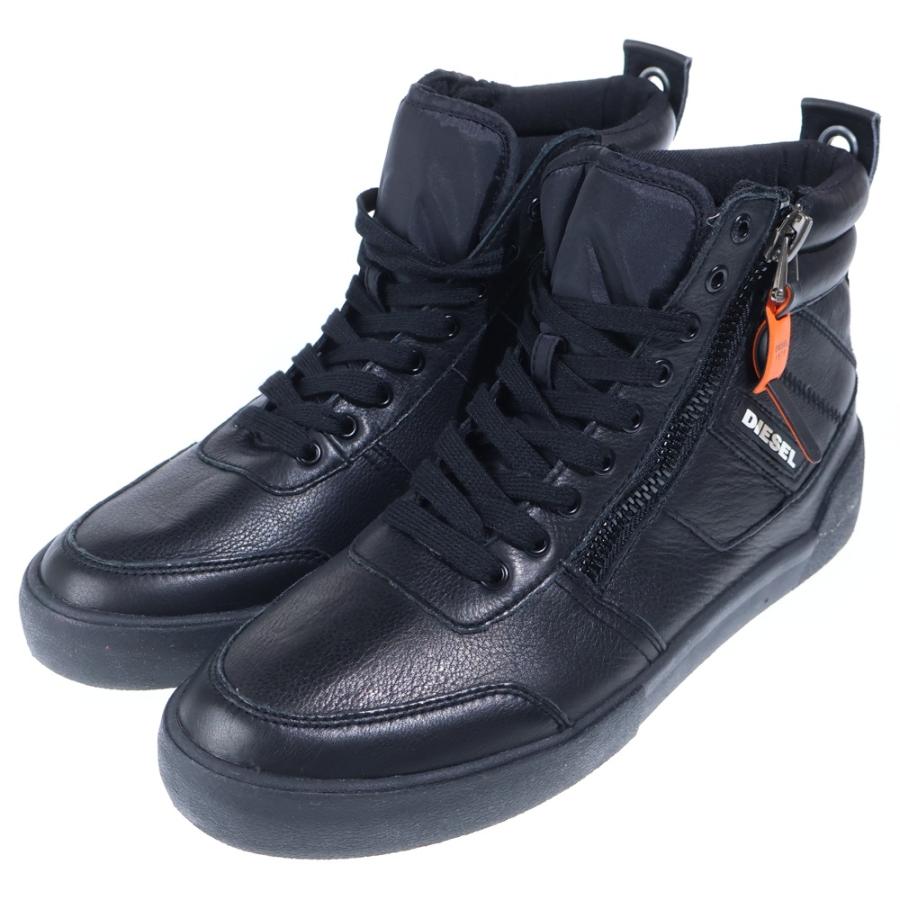 DIESEL（ディーゼル） S-DVELOWS サイドジップ レザー ハイカット