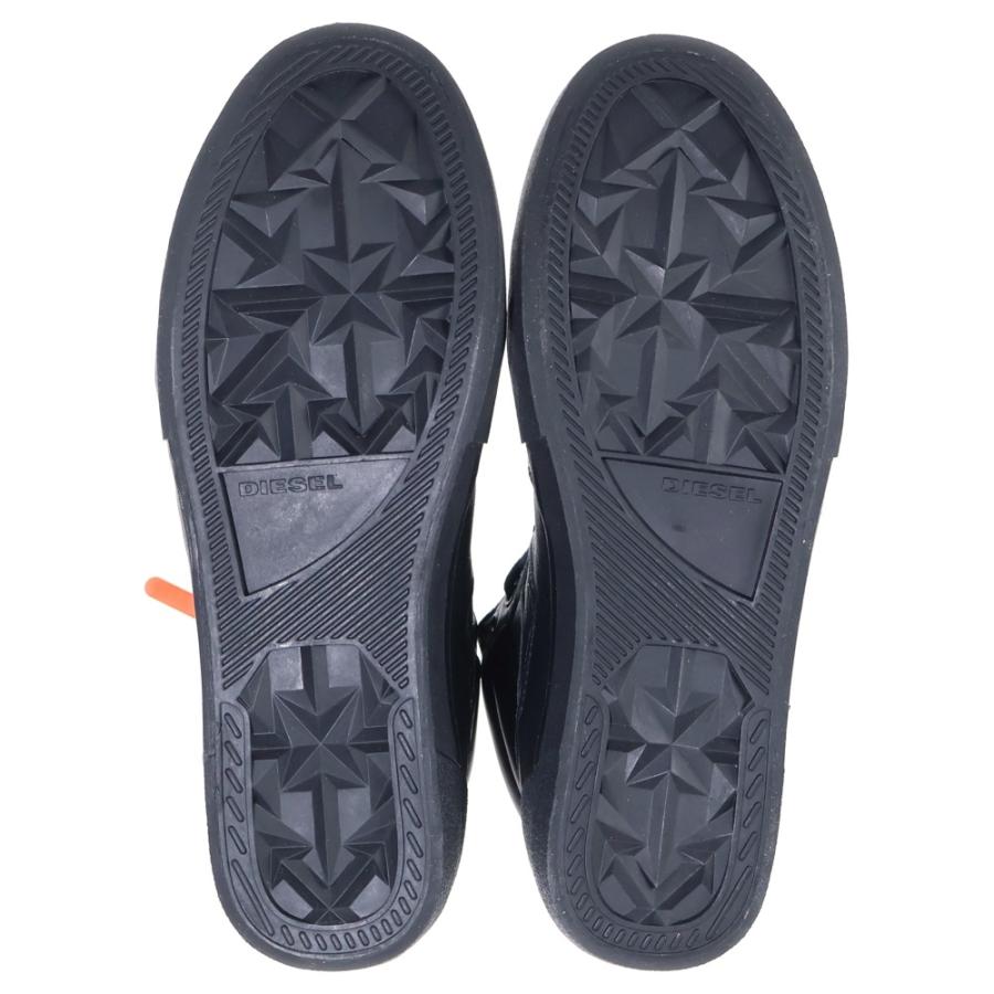 美品 DIESEL S-DVELOWS サイドジップ レザーハイカットスニーカー DIESEL（ディーゼル） S-DVELOWS サイドジップ レザー ハイカット