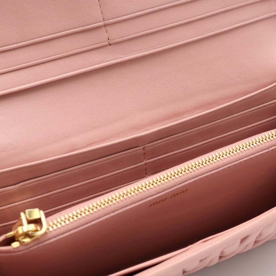 miumiu ミュウミュウ マテラッセ ロングウォレット 長財布 カード