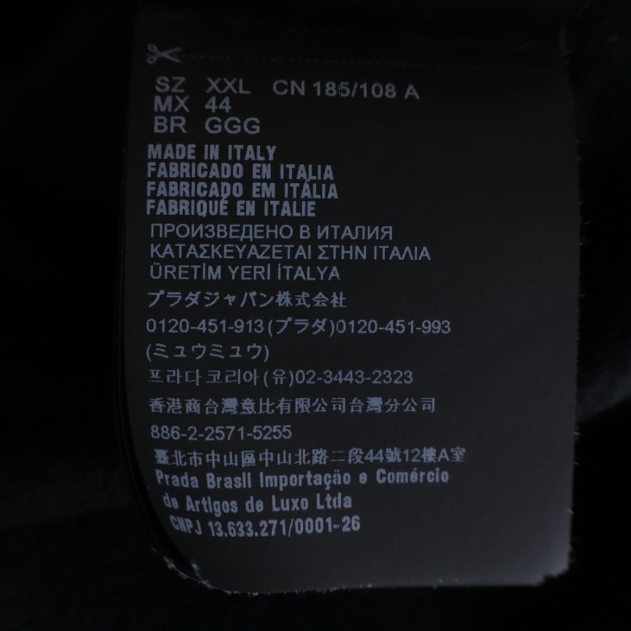 PRADA（プラダ） 21AW カシミヤブレンド ウール 長袖シャツ ブラック