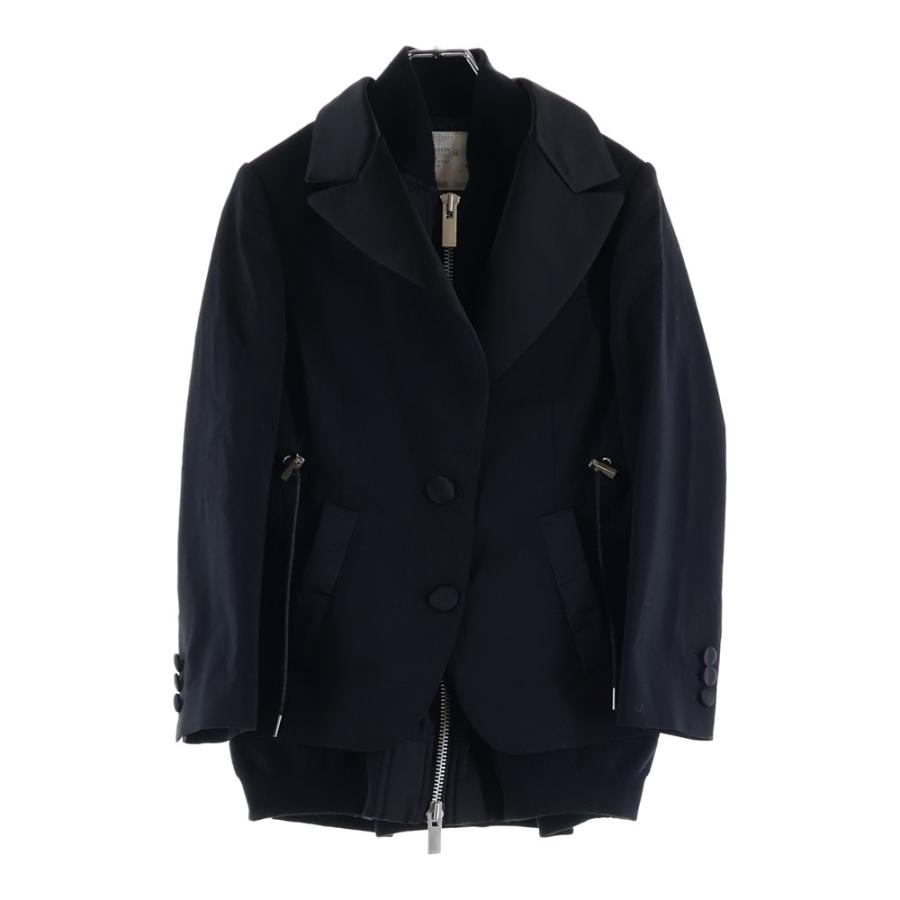 sacai MA-1×テーラードJK ドッキングブルゾン 【公式通販】