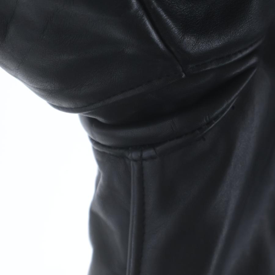 SCHOTT (ショット) 641 レザー シングルライダースジャケット ブラック