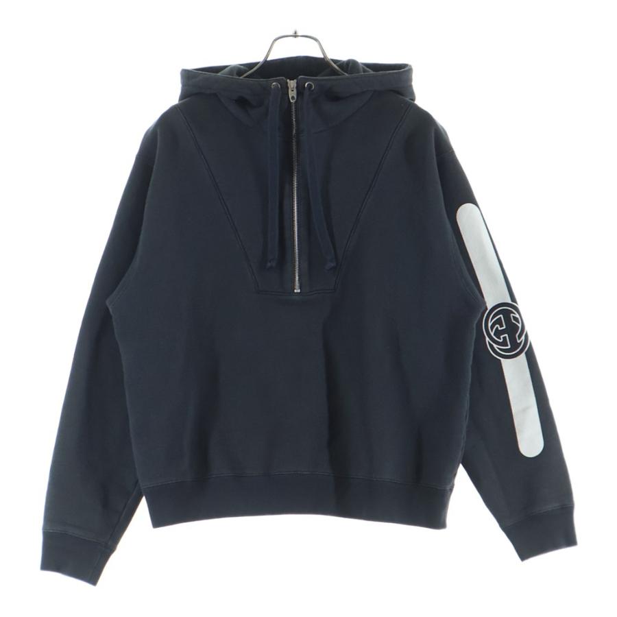 GUCCI（グッチ） 20AW GGロゴ アームライン ハーフジップ プルオーバー