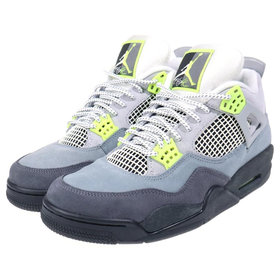 ナイキNIKE■AIR JORDAN4 LE NEONジョーダンネオンスニーカー NIKE（ナイキ） AIR JORDAN 4 RETRO LE NEON エアジョーダン4 レトロ