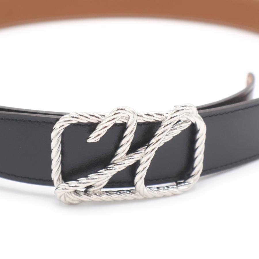 HERMES（エルメス） コードバックル リバーシブル レザー ベルト A刻印