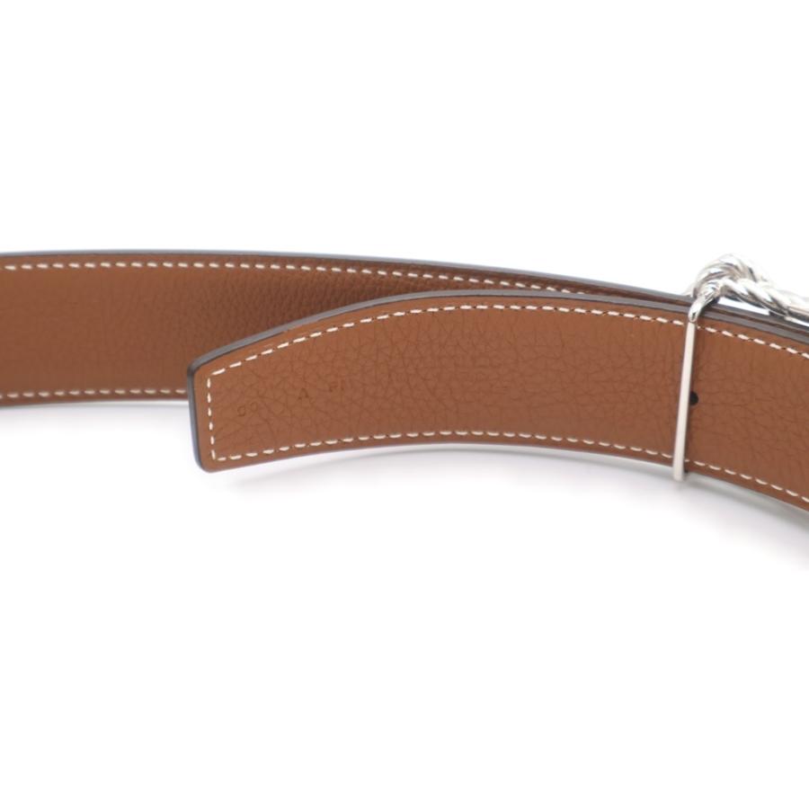 HERMES（エルメス） コードバックル リバーシブル レザー ベルト A刻印