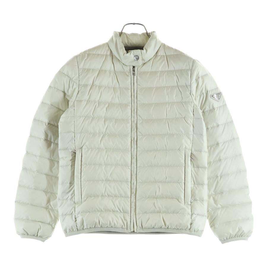 PRADA プラダ ジップアップ ダウンジャケット 三角ロゴプレート PRADA（プラダ） 三角ロゴプレート ジップアップ ダウンジャケット