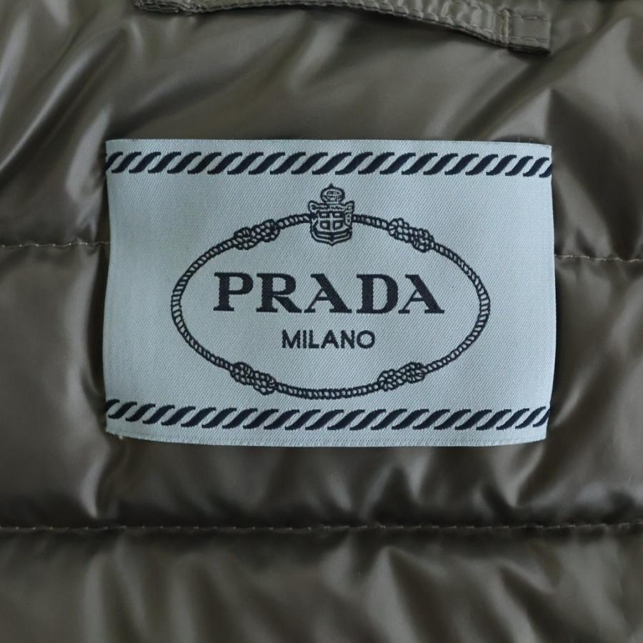 PRADA（プラダ） 三角ロゴプレート ジップアップ ダウンジャケット