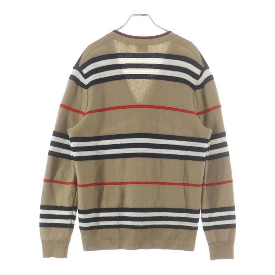 BURBERRY バーバリー ボーダーニットカーディガン ブラウン レディース 8084328 BURBERRY（バーバリー） ボーダーニットカーディガン ブラウン