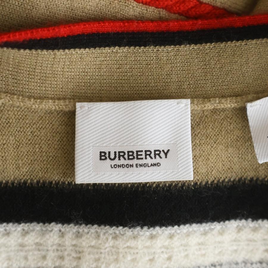 BURBERRY（バーバリー） ボーダーニットカーディガン ブラウン