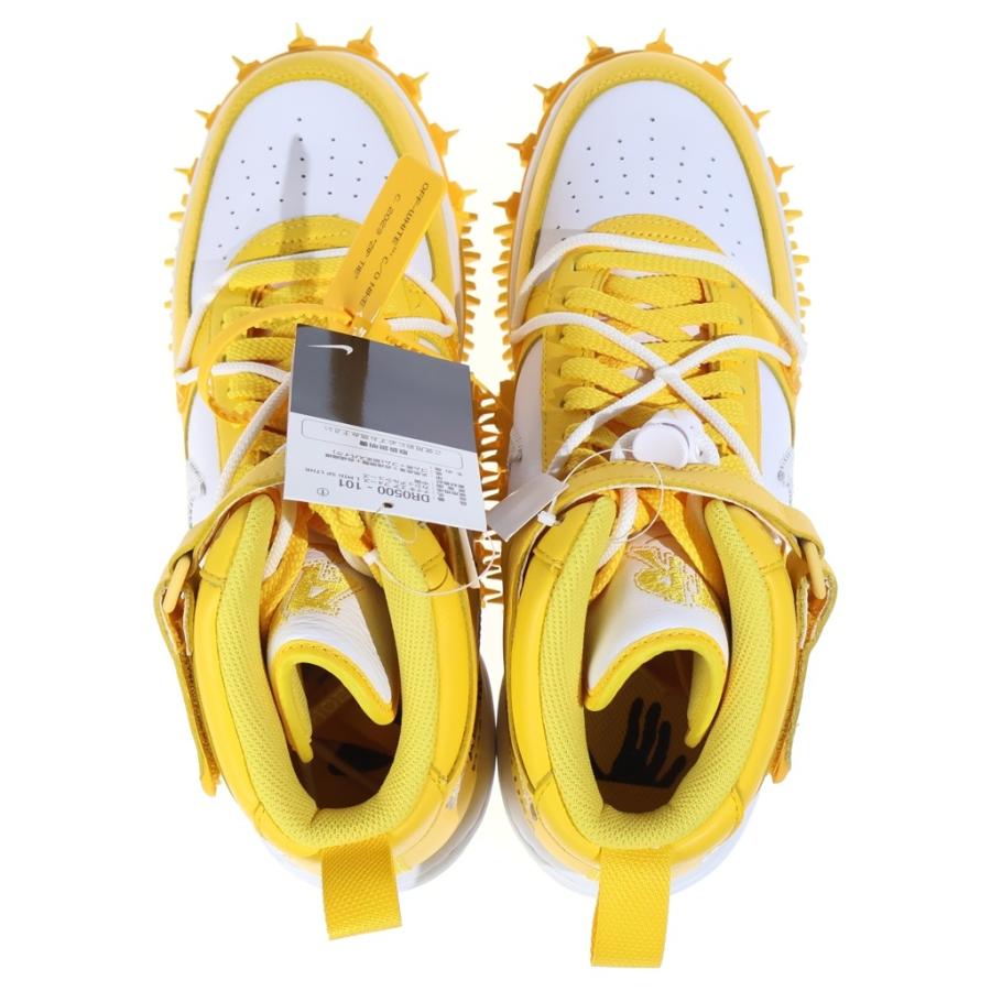 NIKE（ナイキ） ×OFF-WHITE AIR FORCE 1 MID SP LTHR DR0500-101 オフ