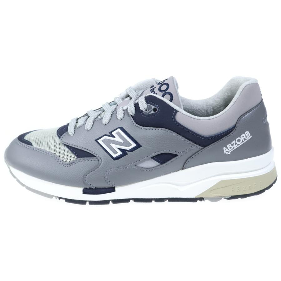 New Balance　ニューバランス　CM 1600 LGグレー 26cm New Balance（ニューバランス） CM1600LG レザー メッシュ ローカット