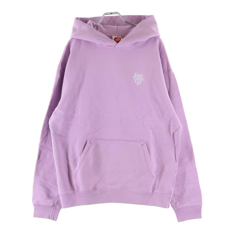 Girls Don't Cry パーカー Lサイズ パープル Girls Don't Cry ガールズドントクライ Logo Sweat Pullover Parka